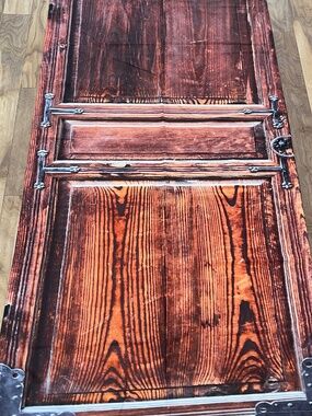 Like New Set of 4 Faux Door Curtain Panels